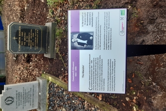 Photo of Heritage trail sign in St Peter's Churchyard