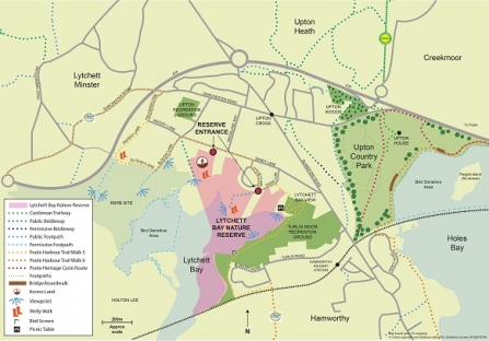 Lytchett Bay Nature Reserve Map