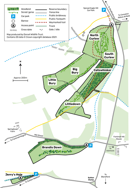 Fontmell Down reserve map