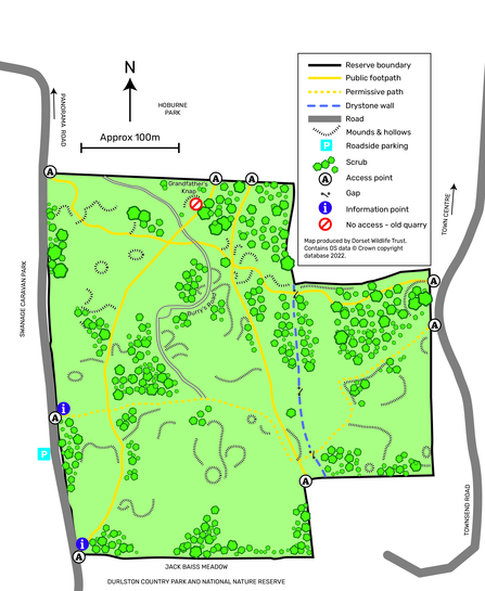 Townsend nature reserve map