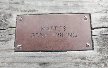 Wild Chesil Centre Board Walk commemorative plaque 