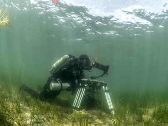 Doug Anderson filming for Wild Isles