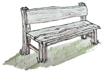 Backrest bench design - Alex Brooks