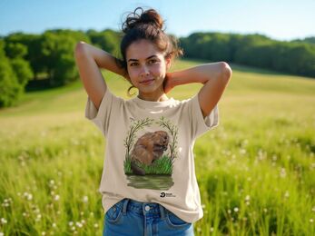 Teemill beaver t-shirt