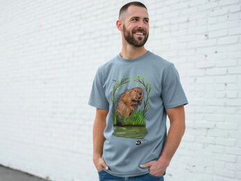 Teemill beaver t-shirt
