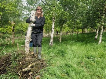 Wilder Landscapes Project volunteer, Debbie Legge 