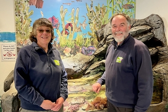 Volunteers at the Wild Seas Centre 