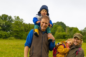 Family enjoying the outdoors