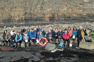 Marine survey volunteers