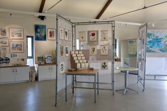 A mixed media arts and crafts exhibition