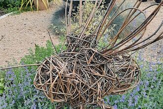 A bee made from willow