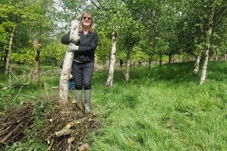 Wilder Landscapes Project volunteer, Debbie Legge 