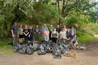 Upton Heath litter picking