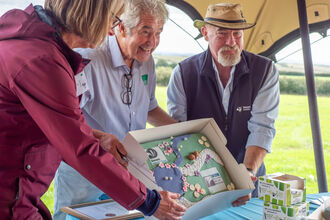 Lyscombe King's Series National Nature Reserve celebration cake