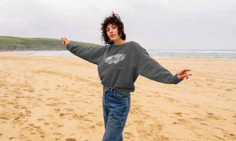 Teemill moth sweatshirt