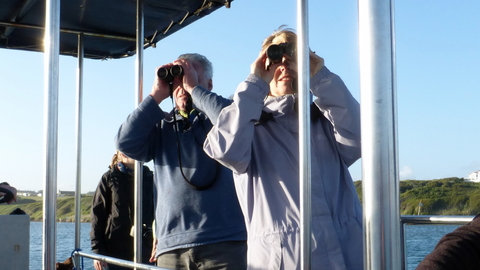 Birdwatching from the Fleet Explorer © Angela Thomas 