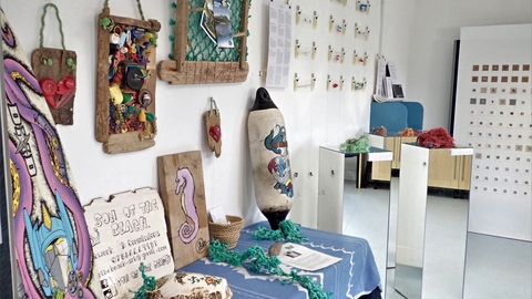 All washed up art exhibition at the Fine Foundation Wild Seas Centre © Julie Hatcher
