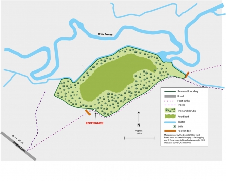 East Stoke Fen Reserve Map