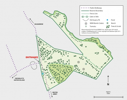 Greenhill Down Nature Reserve Map