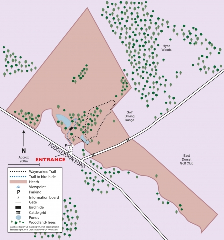 Higher Hyde Heath Nature Reserve Map