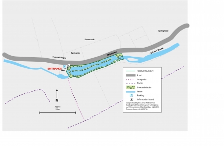 Collyers Brook Nature Reserve Map