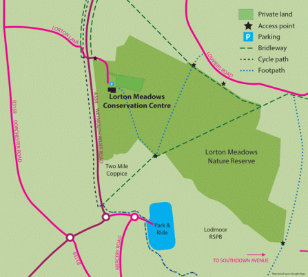 Lorton Meadows Conservation Centre Map 