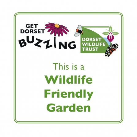 Get Dorset Buzzing Wildlife Friendly Garden Scheme Plaque