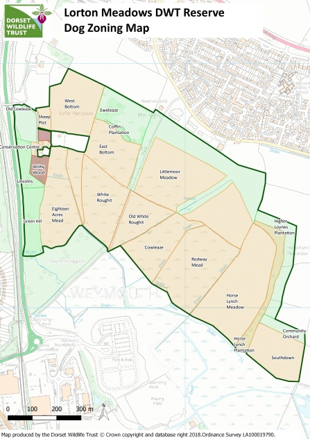 Lorton Meadows Dog Zoning Map