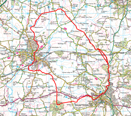 Gillingham Royal Forest Map