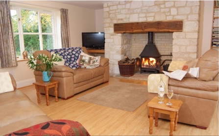 Beech Living room by Classic Cottages 