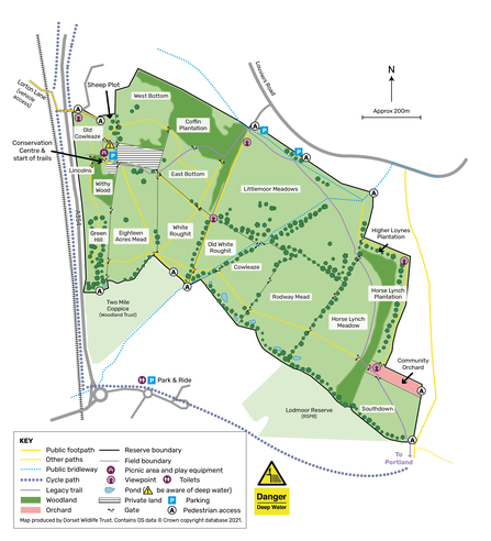 Lorton Meadows reserve map