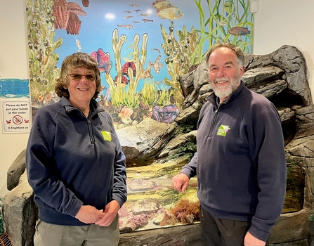 Volunteers at the Wild Seas Centre