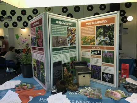 Turlin Moor Community Garden event display 