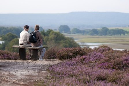 People enjoying the view at Arne