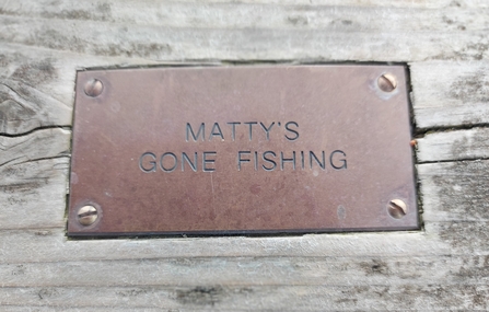 Wild Chesil Centre Board Walk commemorative plaque