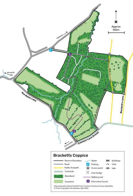 Bracketts Coppice map 2026