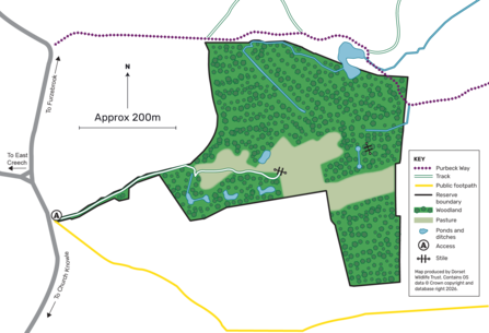 A map of the kilwood reserve