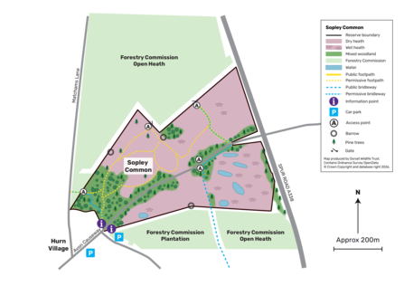 A digital map of the sopley common nature reserve