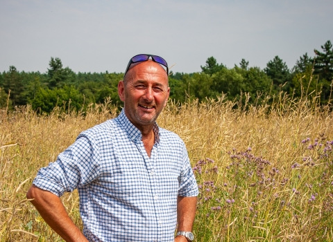 Guy in field Jordans © Matthew Roberts