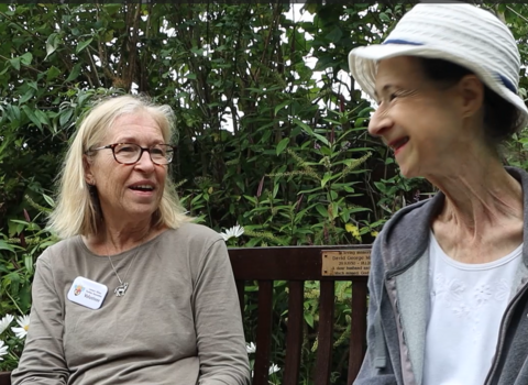 Community gardeners at Oakdale Library Gardens Association 